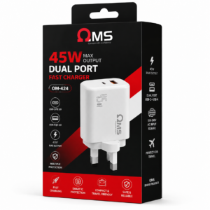 ChatGPT Image Jun 26, 2026, 05_32_38 PM OM 424 - DUAL PORT SUPER FAST CHARGER 20W 25W