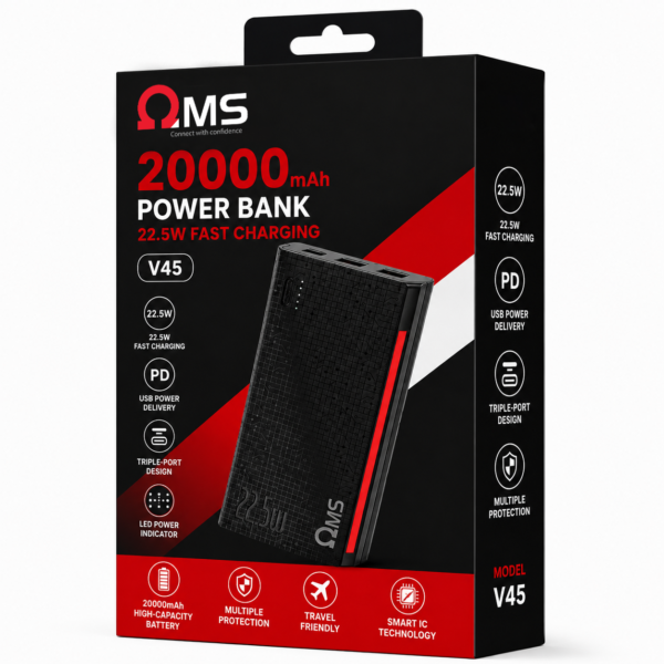 OM-V45- 20 000 mah POWER BANK