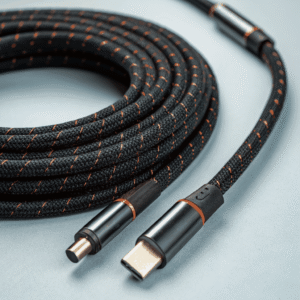 6ft Braided Nylon USB‑A to USB‑C Cable